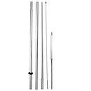 Live Bait Banner Flag Feather Windless Swooper Flag Feather Flag Kit 15 Ft Tall Feather Banner Sign yb-h