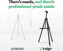 Easel Stand for Painting - Adjustable Height Painting Easel with Bag - Tabletop Art Easel for Painting Canvas Stand, Poster Stand & Wedding Signs Stand - Metal Tripod - 21x66 inches