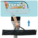 Ice Cream Flag, 11FT Windless Feather Flag QSUM with Aluminum Alloy Flagpole/Stainless Steel Ground Stake/Portable Bag, Ice Cream Signs for Business Advertising