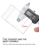 Lanyards for ID Badges, 3 Pack of Lanyard with ID Card Holder, Teskyer Extra Thick Clear Waterproof Resealable Zip ID Badge Holder with Lanyard for Office, School, Cruise Ship Cards