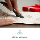 Wrap Buddies Gift Wrap Cutter - Wrapping Paper Cutter for Seamless Cutting, Gift Wrap Cutter Tool, Christmas Paper Cutter, Multi-Purpose Paper Cutting Tool, Crafting Paper Cutter (Includes 6 Blades)