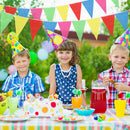 Pennant Banner Flags RUBFAC 1020ft 720pcs Colorful Multicolor Bunting String Triangle Flags Bulk, Garland for Grand Opening, Carnival Theme Birthday Party Decoration Outdoor Events Classroom Decor