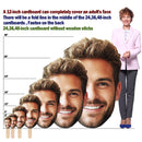Custom Big Head with Your Photo | Fun Face Cardboard Cutout | Big Heads on a Stick | Life Size face on a Stick | Upload Your Photo | 6-18" Tall