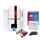 Dual Sided ID Card Printer Bodno Evolis Primacy & Complete Supplies Package Bronze Edition ID Software
