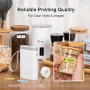 Label Maker Machine with Tape, Nelko P21 Portable Bluetooth Label Printer, Wireless Handheld Sticker Maker Mini Label Makers with Multiple Templates, Light Yellow