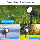 Christmas Projector Lights Outdoor, GUSODOR, Dynamic Snowflake Projector LED Snowfall Lights Waterproof Christmas Projector Lights for Indoor Outdoor Christmas Decoration, Holiday, Wedding, Yard Decor