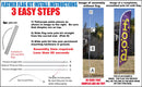 Mattress Sale (blue/yellow) 15ft Feather Banner Swooper Flag Kit - INCLUDES 15FT POLE KIT w/GROUND SPIKE