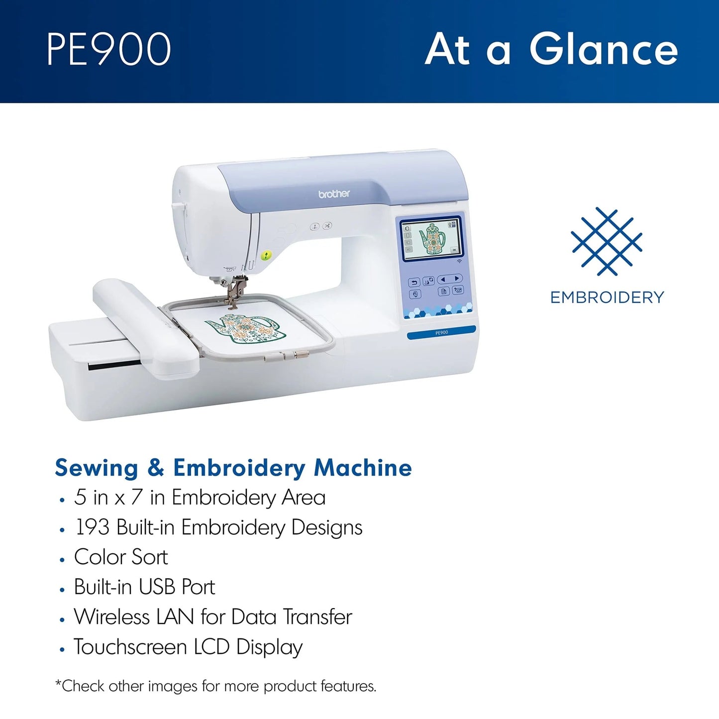 Brother PE900 Embroidery Machine with WLAN - North State Signs & Printing