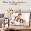 Dragon Touch Large Digital Picture Frame 21.5 inch Screen WiFi Digital Photo Frame Display 32GB Storage Auto-Rotate
