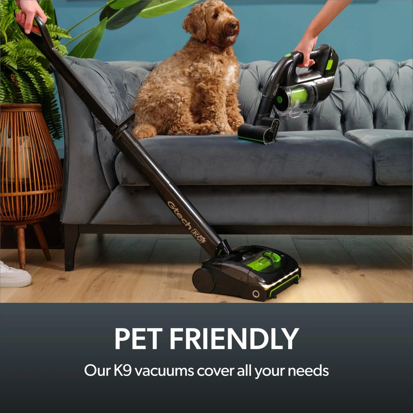 Gtech System K9 Bundle, AirRAM 2 K9 + Multi K9 Cordless High - Power Pet Vacuum Bundle, Combined 60 Min Runtime - North State Signs & Printing