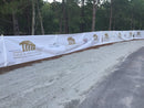 Mesh Banners-Construction-Fence Banners-Barricades-Scrims - 4’H x 10’W - Mesh Banners