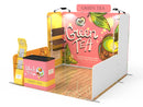 10X10 Conference Trade Show Booth Design 8 - Custom Booth Y - Conference Trade Show Displays
