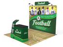 10x10ft Conference Room Display Design 11 - Booth 19 - Conference Trade Show Displays