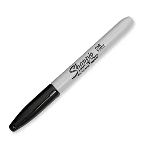Sharpie Permanent Markers Bulk Set, Fine Tip Markers Set, Markers For Plastic, Metal, Wood, And More, Black, 36 Count - North State Signs & Printing