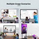 Smart Board 98 inch 4K Interactive Presentation Electronic Whiteboard with Dual System Digital Signage Display