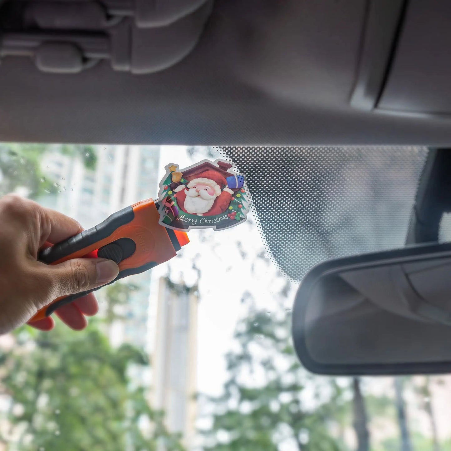 100Pcs Plastic Razor Blade Scraper with Retractable Blade: Without Damaging Surfaces Cleaning Tool for Adhesive Remover, Sticker Remover, Labels, Paint, Work on Cars, Windows, Trucks, Mailboxes - North State Signs & Printing
