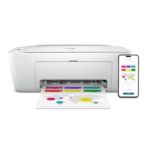 HP DeskJet 2734e Wireless Color All-in-One Printer with 3 Months Free Ink (26K72A), White