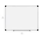 Amazon Basics Magnetic Whiteboard/Dry Erase Board, 36 x 48-inch, Aluminum Frame, Silver/White