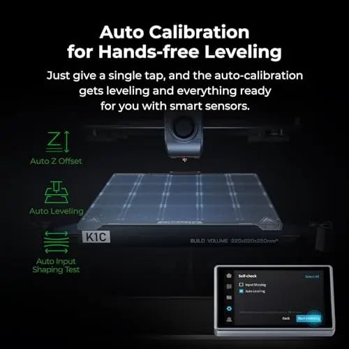 3D Printer, 2024 New Version 600mm/s High - Speed Auto Leveling Clog - Free Robust Direct Extruder K1 Upgrade 3D Printer with AI Camera 300°C Printing Support Carbon Fiber Filaments - North State Signs & Printing