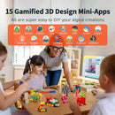 3D Printer for Kids and Beginners, AOSEED X - Maker, Fully Assembled High - Speed 3D Printer with 8 PLA Filament Set, Leveling - Free Bed, Wi - Fi Printing, Silent, High Precision Small 3D Printer with App - North State Signs & Printing