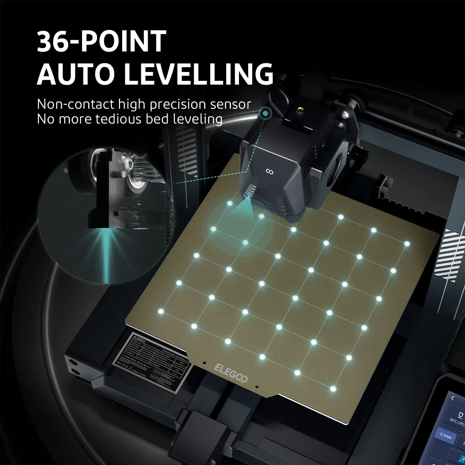 3D Printer Neptune 3 Pro FDM with Auto Bed Leveling, Dual - Gear Direct Extruder, Dual Lead Screw Drive, Removable Capacitive Screen - North State Signs & Printing