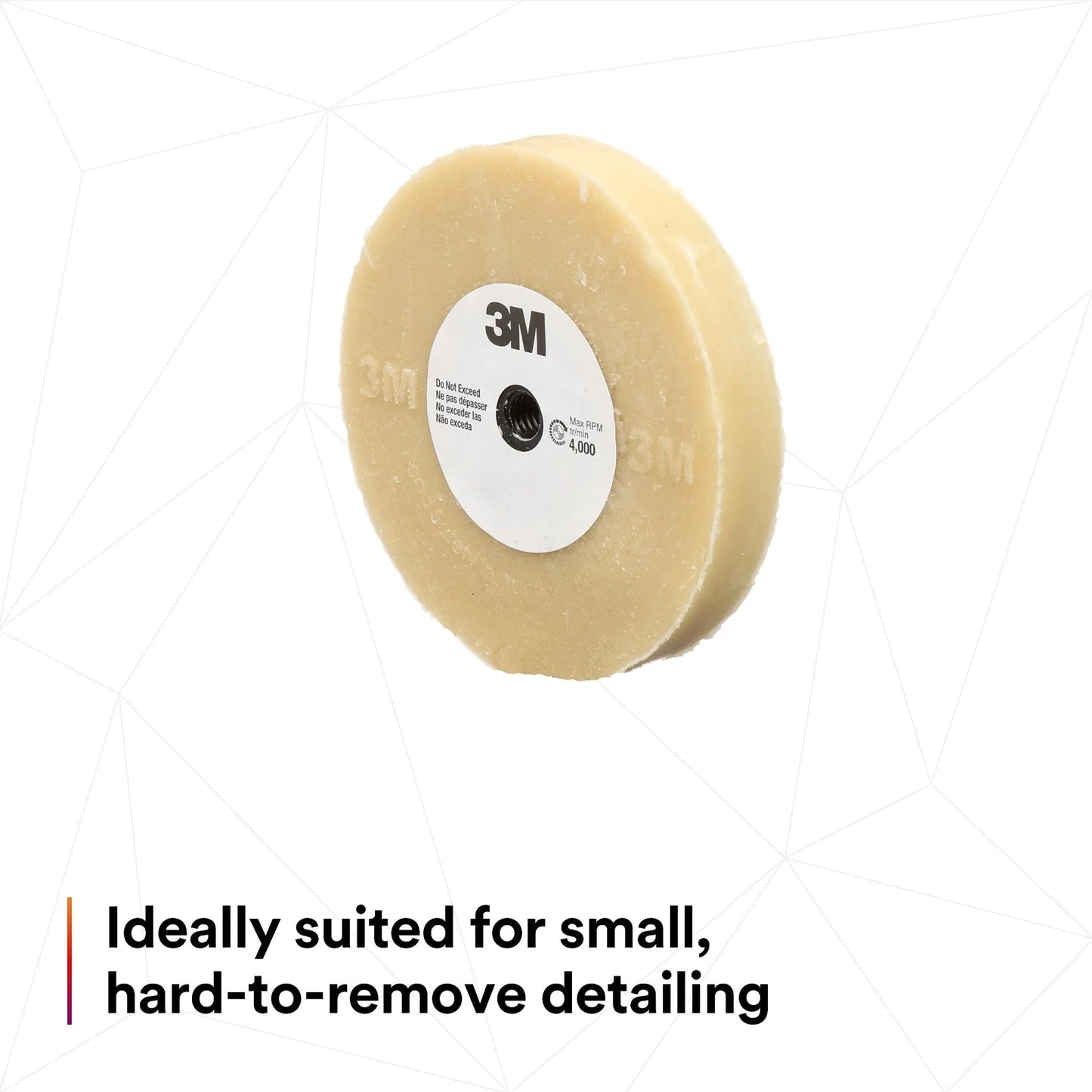 3M Stripe Off Wheel – Adhesive Remover – Eraser Wheel – Removes Decals, Stripes, Vinyl, Tapes and Graphics – 4” diameter x 5/8” thick – 07499 – Pack of 1 - North State Signs & Printing