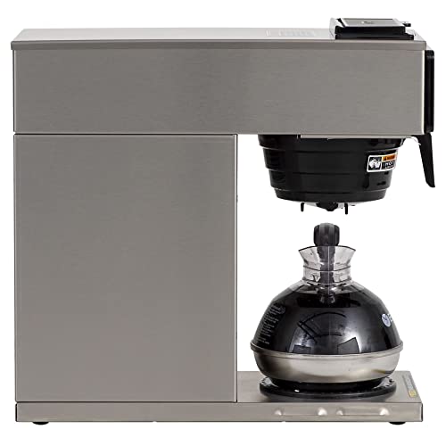 BUNN 13300.0001 VP17-1SS, Pourover Coffee Brewer with 1-Warmer, Coffee Maker, Stainless Steel, Silver, Standard