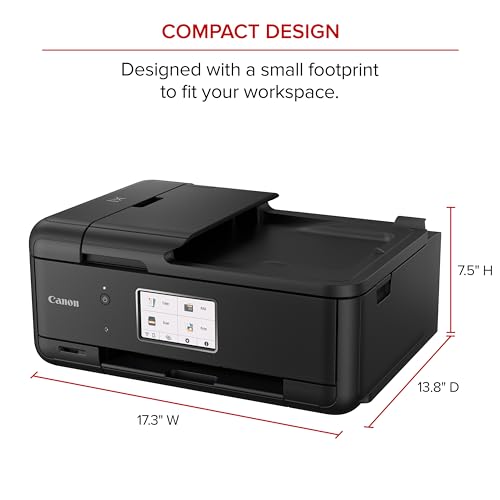 Canon G7020 All-in-One Printer Home Office | Wireless Supertank (Megatank) Printer | Copier | Scan, | Fax And ADF With Mobile Printing, Black, Works With Alexa