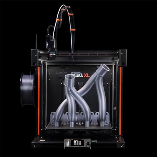 Original Prusa XL Assembled 5-toolhead 3D Printer, Large-Scale CoreXY 3D Printer, Assembled and Tested, Build Volume of 14.17×14.17×14.17 in, 5 Independent toolheads, Multi-Material Experience