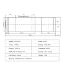 ATC Spindle 4.5kw 24000rpm Water Cooled Automatic Spindle BT30 220V 380V for CNC Machine Tool GDL110-30-24Z/4.5(BT30 380V)