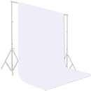 White Backdrop Background for Photography, GFCC, 8FTX10FT, Photo Booth Backdrop for Photoshoot Background Screen Video Recording Parties Curtain
