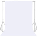 White Backdrop Background for Photography, GFCC, 8FTX10FT, Photo Booth Backdrop for Photoshoot Background Screen Video Recording Parties Curtain