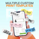 Label Maker Machine with Tape, Nelko, P21 Bluetooth Label Printer, Wireless Mini Label Makers with Multiple Templates for Organizing Office Home, White