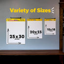 Post-it Super Sticky Easel Pad 25 in x 30 in White 30 Sheets/Pad 2 Pad/Pack Large White Premium Self Stick Flip Chart Paper Super Sticking Power (559) Post-it