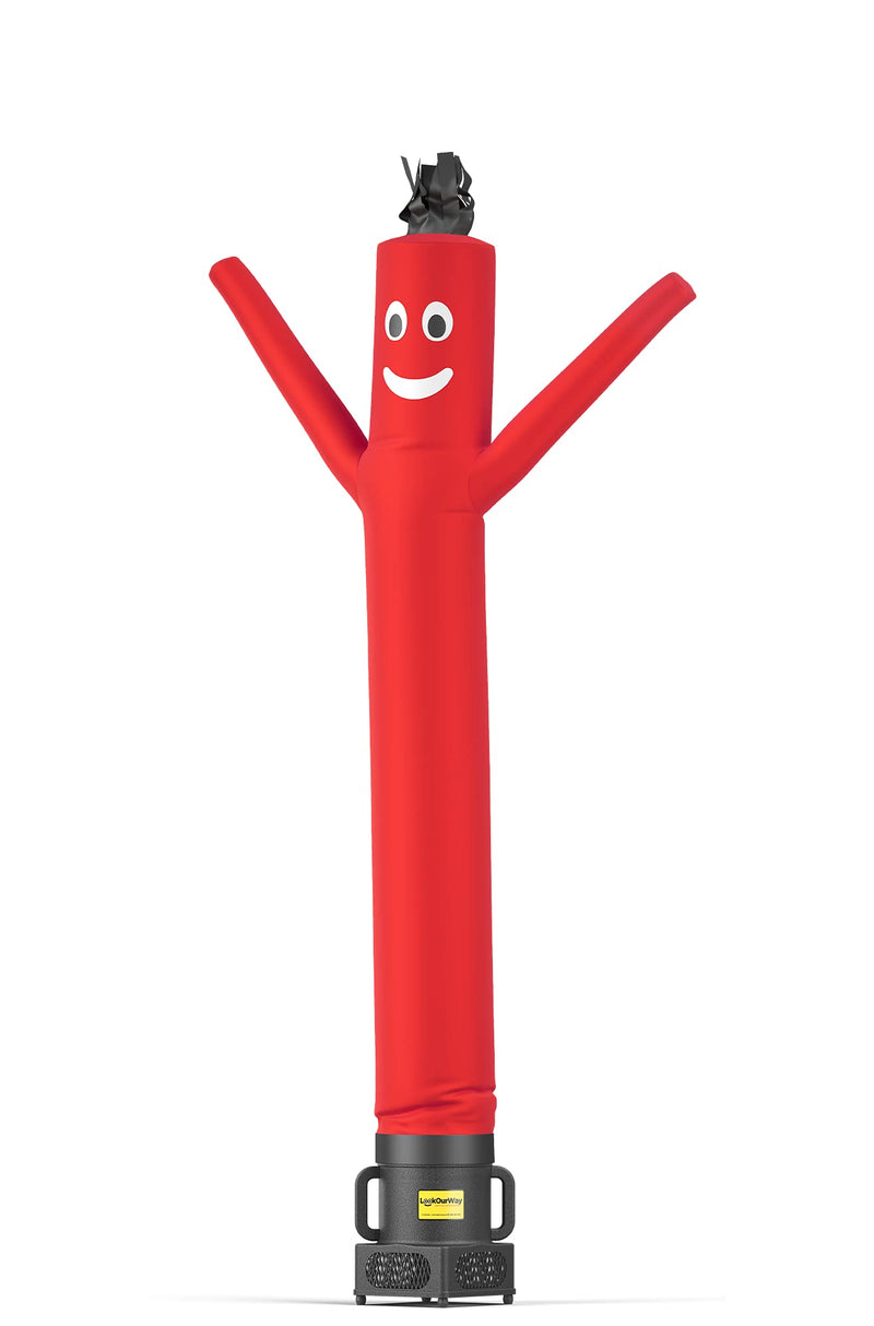 Air Dancers Wacky Waving Inflatable Tube Man Set -LookOurWay 7ft Tall Advertising Air Dancer Waving Man Inflatable Tube Guy with Sky Dancer Blower - Red