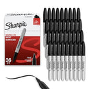 Sharpie Permanent Markers Bulk Set, Fine Tip Markers Set, Markers For Plastic, Metal, Wood, And More, Black, 36 Count