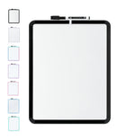 Dry Erase Board, 14” x 11” with a Black Dry Erase Marker, Small Mini White Board for Kids, Mr. Pen- Dry Students