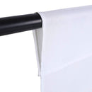 White Backdrop Background for Photography, GFCC, 8FTX10FT, Photo Booth Backdrop for Photoshoot Background Screen Video Recording Parties Curtain