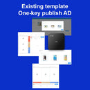 Digital Signage Player with Non-Subscription CMS Software 7x24 Lunzn Smart Stable Auto Play Make TV Set Become LCD Display Andriod 4K Advertising Media Player(YM05)