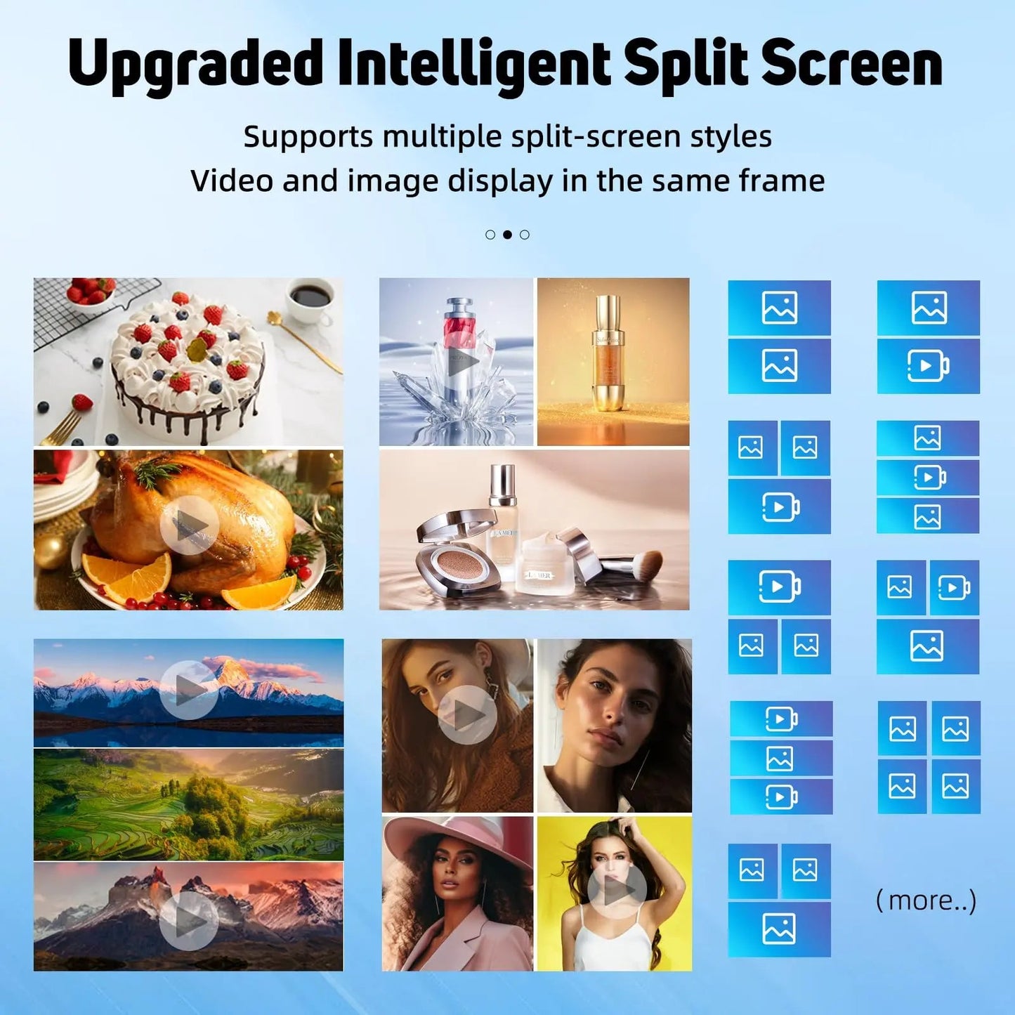 55 inch Indoor Digital Signage 4K UHD LCD Screen IPS Floor Standing Digital Kiosks Interactive Displays with WiFi HDMI/USB Input Auto AD Player, Android OS Black - North State Signs & Printing
