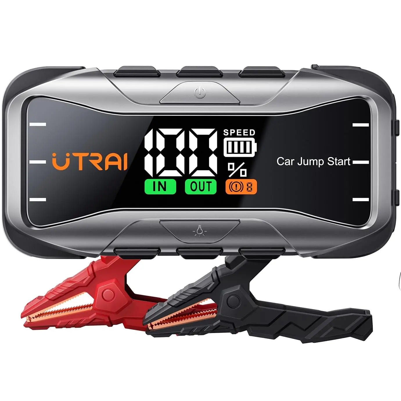 6000A Jump Starter, Battery Jumper Starter Portable,65W Fast Charge 12V Lithium Jump Box,Powerful Auto Battery Booster Pack with LCD Display,Flashlight,Storage Case (All Gas/12L Diesel Engine) - North State Signs & Printing