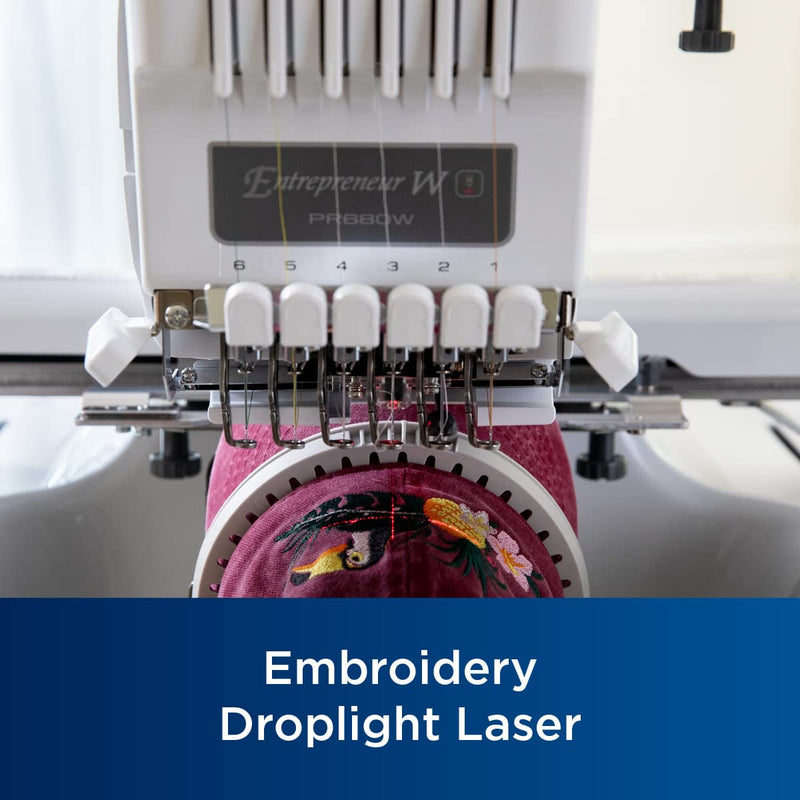 Brother PR680W Embroidery Machine and Accessory Bundle