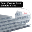 No Peeing and No Pooping Dog Sign 2 Pack, Double Sided Please Be Respectful Keep Off The Grass Yard Signs with Metal Wire H-Stakes, 14" x 10", UV Protected & Waterproof, Outdoor Use