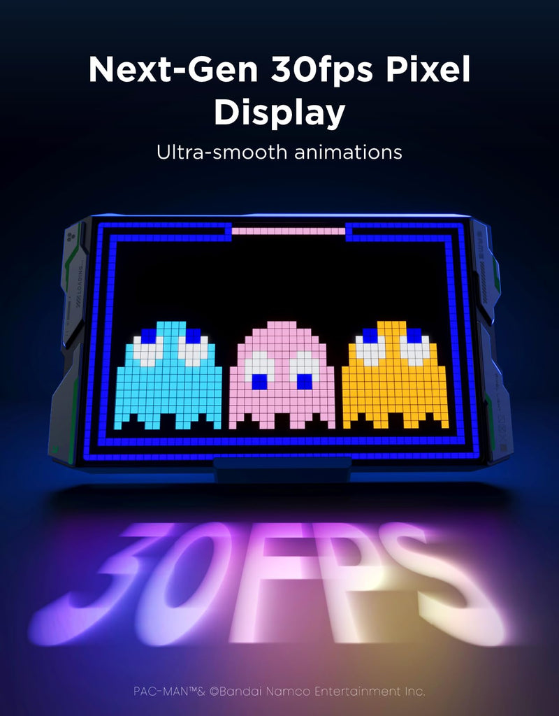 Govee x PAC-MAN Gaming Pixel Light, RGBIC LED Panel with Real-time Info Display, 150+ Scene Modes & DIY Options, Smart Pixel Lights (Wi-Fi Only), Works with Alexa, Game Room Decor, 52x32 Pixels