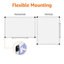 Amazon Basics Magnetic Whiteboard/Dry Erase Board, 36 x 48-inch, Aluminum Frame, Silver/White