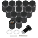 Standoffs Stainless Steel Standoff Screws, Wall Sign Standoff Mounting Hardware Advertising Luomorgo 12 Pcs 1/2" x 0.78" Glass Standoff Nail for Hanging Acrylic Picture Frame, Black