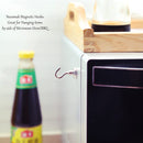 Magnetic Hooks,30lb+ Heavy Duty Earth Magnets with Hook for Refrigerator, Neosmuk, Extra Strong Cruise Hook for Hanging, Magnetic Hanger for Cabins, Grill (Silver White, Pack of 10)