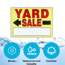Yard Sale Signs 4Pack Double Sided Printed For Sale Signs with Metal Stakes Waterproof Corrugated Garage Sale Signs for Outdoor Estate Sale SCNWQ