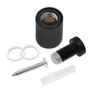 Standoffs Stainless Steel Standoff Screws, Wall Sign Standoff Mounting Hardware Advertising Luomorgo 12 Pcs 1/2" x 0.78" Glass Standoff Nail for Hanging Acrylic Picture Frame, Black