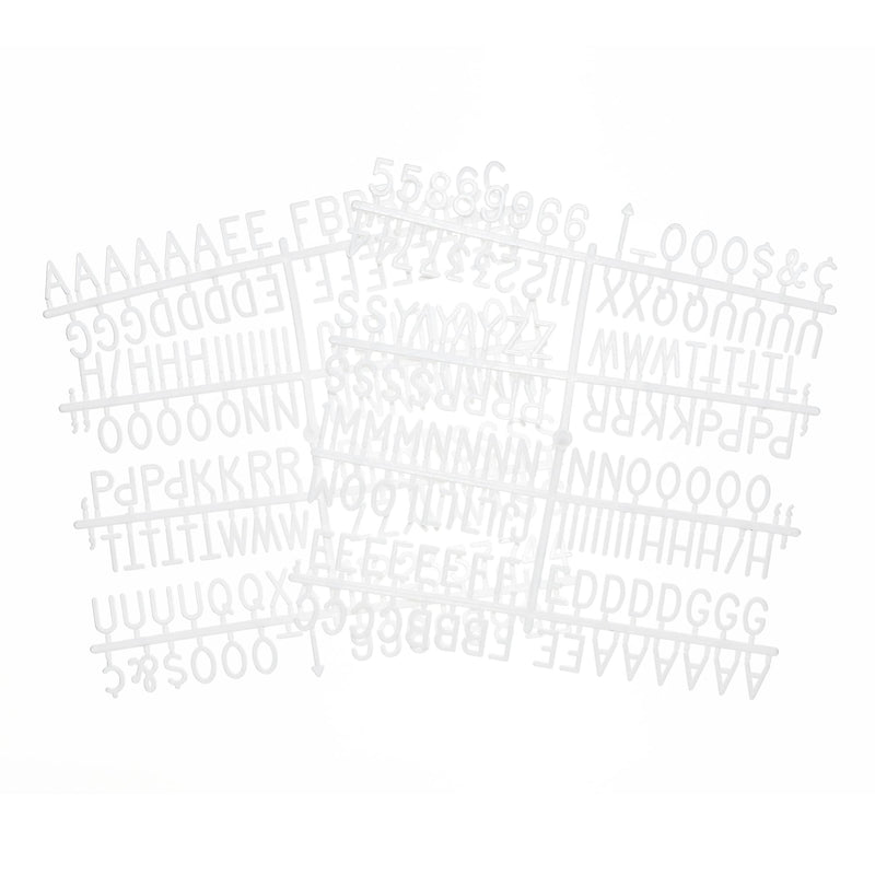 Felt Letter Board with 294 Letters, Numbers & Symbols - 10 x 10 inch Changeable Message Board with Wooden Frame Wall Mount Hook, Black & Wood